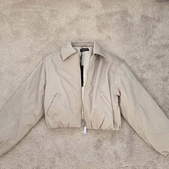 New With Tags White Fox Boutique Back To Friends Bomber Jacket Size Xxs